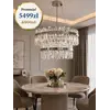 Żyrandol srebrny kryształowy Promocja Bulgari od Primavera Home