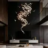 Aranżacja dekoracji Leaf Flow w nowoczesnym wnętrzu. Projekt od Primavera Home.