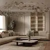 Ekspozycja dekoracji Leaf Flow w showroomie w Warszawie.