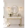 Kryształowy kinkiet glamour jako dodatek do wnętrza, nowoczesna lampa ścienna złoty GLAMOUR XS. Expozycja od PRIMAVERA HOME.
