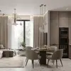 Personalizowany stół Ovale 110 cm. Meble od Primavera Home w eleganckim wnętrzu.