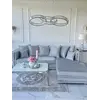 Żyrandol Kryształowy nowoczesny Eclipse Max w eleganckim salonie. Ekspozycja w salonie od PRIMAVERA HOME.