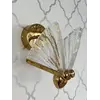 Kinkiet Motyl Złoty w aranżacji przedpokoju. Aranżacja nowoczesnego wnętrza od Primavera Home.