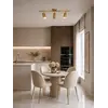 Lampa sufitowa zaprezentowana w showroomie, idealna dla osób poszukujących eleganckiego oświetlenia. Od Primavera Home.