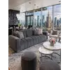 Sofa LONDON Nowoczesna widok z boku, podkreślająca nowoczesny design. Meble na zamówienie od Primavera Home.