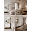 Szafka nocna z perspektywy, podkreślająca jej elegancki design przez Primavera Home.