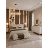Detale wykończenia szafki nocnej w stylu glamour z firmą Primavera Home.
