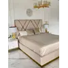 Widok z dołu na szafkę nocną, podkreślający jej elegancję od Primavera Home.