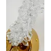 Kinkiet Kryształowy ICE ROUND w zestawieniu z dodatkami, tworzącymi spójną kompozycję. Meble na zamówienie od Primavera Home.