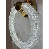 Kinkiet Kryształowy ICE ROUND — aranżacja wnętrza. Primavera Home.
