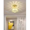 Lampa Sufitowa Kryształowa Stars S Złota w ujęciu z przodu. Oświetlenie na zamówienie od Primavera Home.