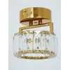 Lampa Sufitowa Kryształowa pojedynczy punkt świetlny DIAMOND XS , lampa glamour – Primavera Home w ujęciu z przodu. Oświetlenie od Primavera Home w aranżacji nowoczesnego wnętrza.