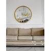 Sofa ustawiona w kącie pomieszczenia, idealnie wkomponowująca się w wystrój wnętrza. Aranżacja nowoczesnego wnętrza od Primavera Home.