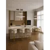 Beżowy Hoker Romeo – Szczotkowane Złoto w perspektywie. Ekspozycja w salonie od Primavera Home.