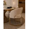 Ekskluzywne Krzesło BUBBLE – Nowoczesny Włoski Design w wyrafinowanej formie - Primavera Home na ekspozycji w showroomie, podkreślające swoje unikalne cechy.