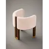 Ekskluzywne krzesło MATILDA – Nowoczesny Włoski Design w wyrafinowanej formie- Primavera Home przedstawione w perspektywie, idealne meble na zamówienie.