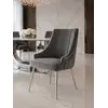 Perspektywa krzesła DIANA Glamour, podkreślająca jego nowoczesny design. Meble na zamówienie od Primavera Home.