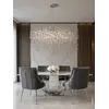 Aranżacja nowoczesnego wnętrza z krzesłem DIANA Glamour. Meble na zamówienie od Primavera Home.