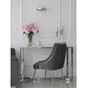 Widok z góry na krzesło DIANA Glamour, ukazujący jego elegancki kształt. Aranżacja nowoczesnego wnętrza od Primavera Home.