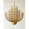 Lampa wisząca złota Florencja w ujęciu z przodu. Oświetlenie na zamówienie od Primavera Home.