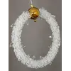 Lampa Wisząca Kryształowa Złota ICE XS widoczna od dołu, ukazująca jej wyjątkowy design. Stylowe oświetlenie od Primavera Home.