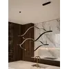 Ekspozycja Nowoczesnego Żyrandola Wave Czarnego – Designerskiej Lampy Fala LED w showroomie Primavera Home.