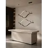 Nowoczesny Żyrandol Wave Czarny – Designerska Lampa Fala LED w jasnym wnętrzu, idealna do nowoczesnych aranżacji od Primavera Home.
