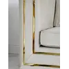 Złota Sofa Rozkładana Palace – Nowoczesna i Ekskluzywna w nowoczesnych kolorach, tworzona na zamówienie przez Primavera Home.