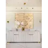 Złota Sofa Rozkładana Palace – Nowoczesna i Ekskluzywna z ukazanym szczegółowym detalem, jakość i estetyka od Primavera Home.