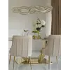 Luksusowe detalowanie Żyrandola CRYSTAL 5 Złoty. Oświetlenie od Primavera Home.