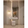 Cały zestaw z Żyrandolem Kryształowym Podwójnym Round Double. Ekspozycja w salonie od Primavera Home.