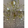 Żyrandol kryształowy złoty QUEEN wyróżniający się nowoczesnymi materiałami. Ekspozycja w salonie od Primavera Home.