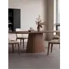 Nowoczesny Stół Rozkładany Modena – Drewniany na Jednej Nodze na stoliku. Aranżacja nowoczesnego wnętrza od Primavera Home.