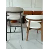 Widok 3D Designerskiego Hokera Drewnianego Olivia – Krzesło Barowe od Primavera Home.