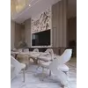 Ekskluzywne Krzesło Queen – Nowoczesny Włoski Design w stylowej aranżacji z lampami, dodających elegancji. Meble na zamówienie od Primavera Home.