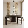 Krzesło Designerskie Forest w modnym czerwonym wnętrzu. Ekspozycja w salonie od Primavera Home.