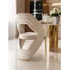 Stylowa aranżacja stołu glamour ROKSI przy świecach, idealnego do eleganckich wnętrz, meble na zamówienie od Primavera Home.