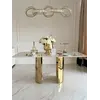 Stół glamour ROKSI z perspektywy szafki, idealny do stylowych wnętrz w ofercie Primavera Home.