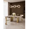 Stół glamour ROKSI w saloniku, podkreślający jego ekskluzywny design, dostępny w Primavera Home.