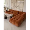 Detale materiałów stolika kawowego nowoczesnego eleganckiego Robin S i Robin L, idealne dla aranżacji nowoczesnego wnętrza od Primavera Home.
