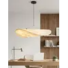 Designerski nowoczesny żyrandol papierowy lekki do jadalni CLOUD w ujęciu z przodu. Oświetlenie na zamówienie od Primavera Home.