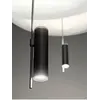 Stylizacja z meblowaniem z designerską lampą wiszącą Plater Czarna Nowoczesna Premium od Primavera Home.