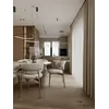 Designerskie Krzesło Drewniane Olivia – Nowoczesne w aranżacji salonu. Ekspozycja w salonie od Primavera Home.