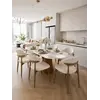 Designerskie Krzesło Drewniane Olivia – Nowoczesne w całym zestawie. Aranżacja nowoczesnego wnętrza od Primavera Home.