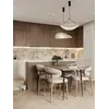 Designerskie Krzesło Drewniane Olivia – Nowoczesne widok z prawej strony. Detal wykończenia od Primavera Home.