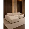 Ekskluzywny narożnik, nowoczesny, designerski, sofa narożna MODERNO w zbliżeniu. Zachwyca detalami i jakością wykonania, świetnie wpisując się w meble na zamówienie od Primavera Home.