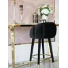 Hoker Glamour DIANA Czarny Złoty Tapicerowany w aranżacji nowoczesnego wnętrza. Ekspozycja w salonie od Primavera Home.