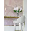 Hoker Glamour DIANA Beżowy Złoty w ujęciu pod kątem. Detal wykończenia w nowoczesnym stylu od Primavera Home.
