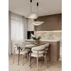 Designerskie Krzesło Drewniane Olivia – Nowoczesne widok z lewej strony. Aranżacja nowoczesnego wnętrza od Primavera Home.