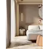 Łóżko nowoczesne Elen w jasnym wnętrzu. Detal wykończenia od Primavera Home.